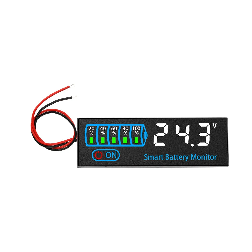 Intelligent Battery Display Lithium Battery Level Indicator DC 7-55V 18650 Lipo Li-ion Capacity Board DIY Charging Tester