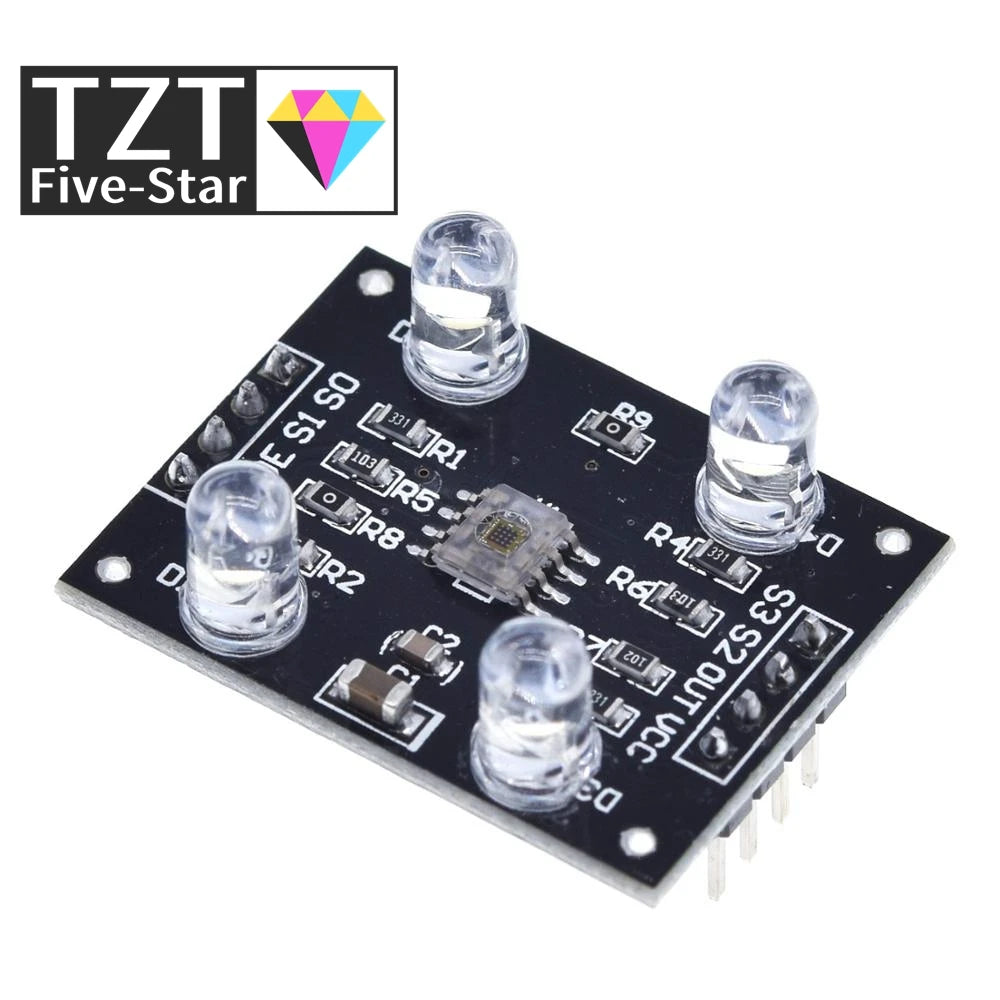 TZT Color recognition sensor TCS230 TCS3200 Color sensor Color recognition module for arduino DIY Module DC 3-5V Input
