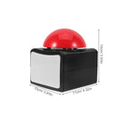 Show Buzzer Answer Button with Lights Sound High Efficiency Response Easy for Classroom Quiz Trivia Party Game Fun