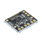 1-10pcs I2C SMBUS INA3221 Triple-Channel Shunt Current Power Supply Voltage Monitor Sensor Board Module Replace INA219 With Pins