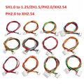 5Pcs SH1.0 to 1.25/ZH1.5/PH2.0/XH2.54 PH2.0 to XH2.54 Adapter Conversion Terminal Wire Connecting Line Cable 2P 3P 4P 5P 6P