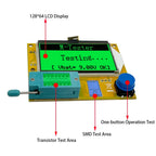 Diode Triode Capacitance SCR Inductance ESR Meter MOS PNP LCR-T4 Transistor Tester LCD Display Mega328 Transistors Diodes