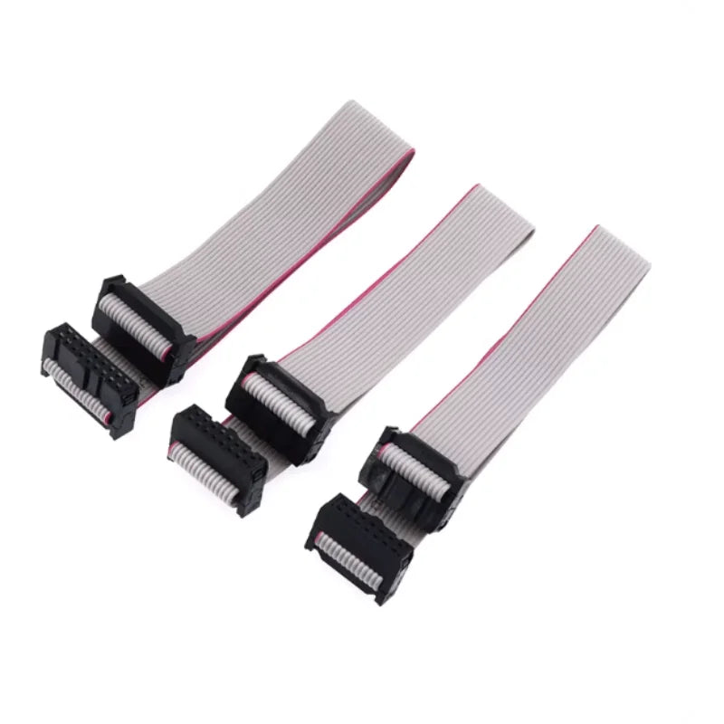 2.54 Pitch FC to FD Gray Cable IDC Wire Welding Plate Male to Female DC4 Transfer Connection 8P-50P Wire Connector