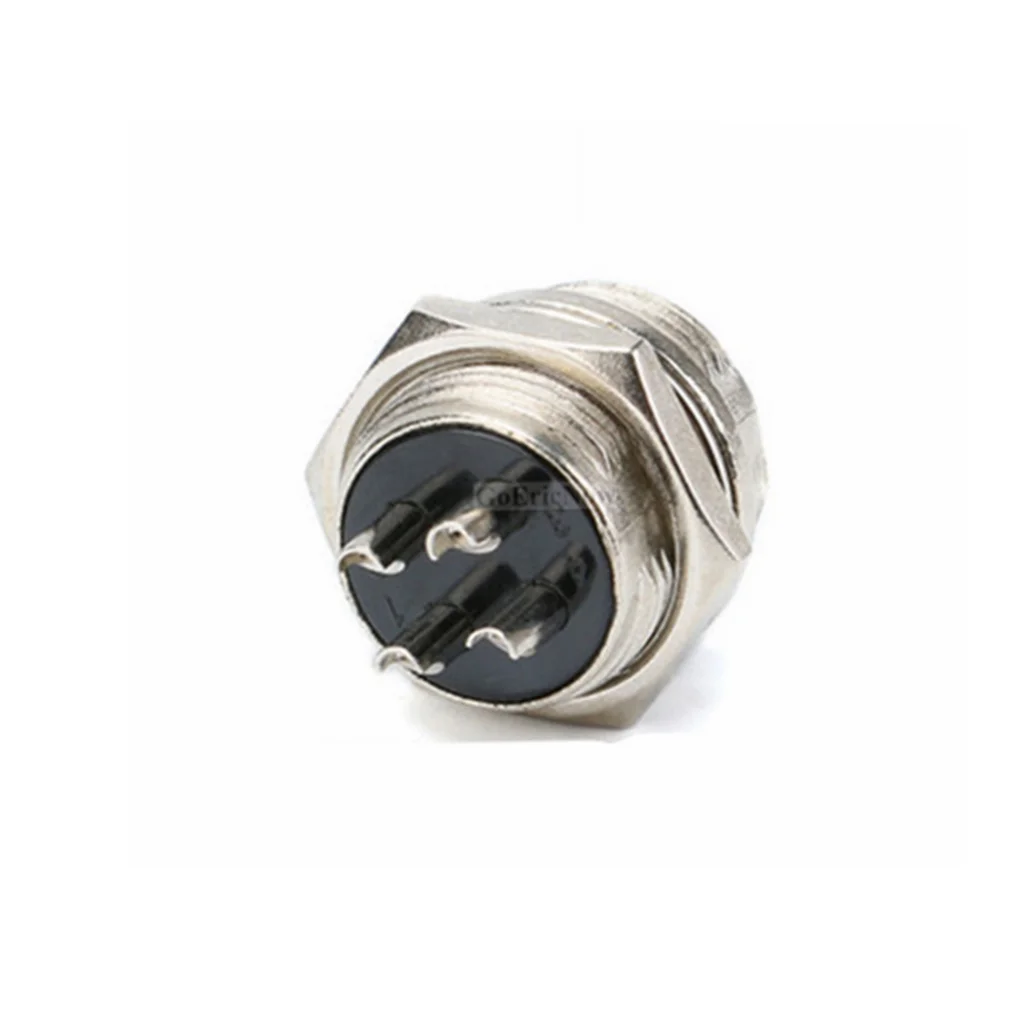 1 pcs GX16 2P 3P 4P 5P 6P 7P 8 9 10 Pin Male  Circular Aviation Connector GX 16 Socket & Plug Aviation Wire Panel Connectors