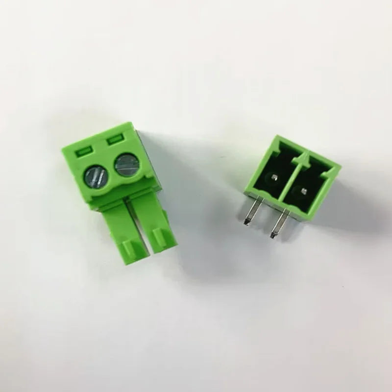 5pairs of plug-in terminal blocks 15EDG-3.81mm with a spacing of 3.5mm green Phoenix connector PCB solder board connector