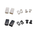 10Pcs Micro USB 5 Pin Soldering Type Male Plug Connector 5P MicroUSB Tail Charging Socket DIY Repair Plugs 4 in 1 Black White