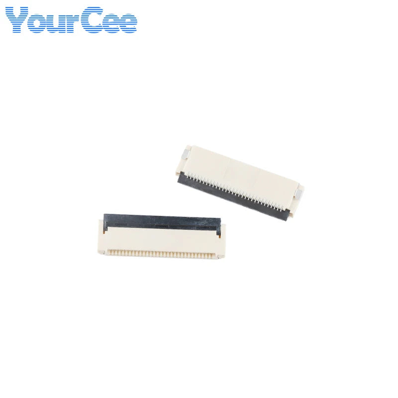10PCS FFC/FPC Connector Flat Cable Socket 0.5MM Adapter 4/6/8/10/12/14/16-30/32/40/50/60 Pin Back Flip Front Insert Horizt