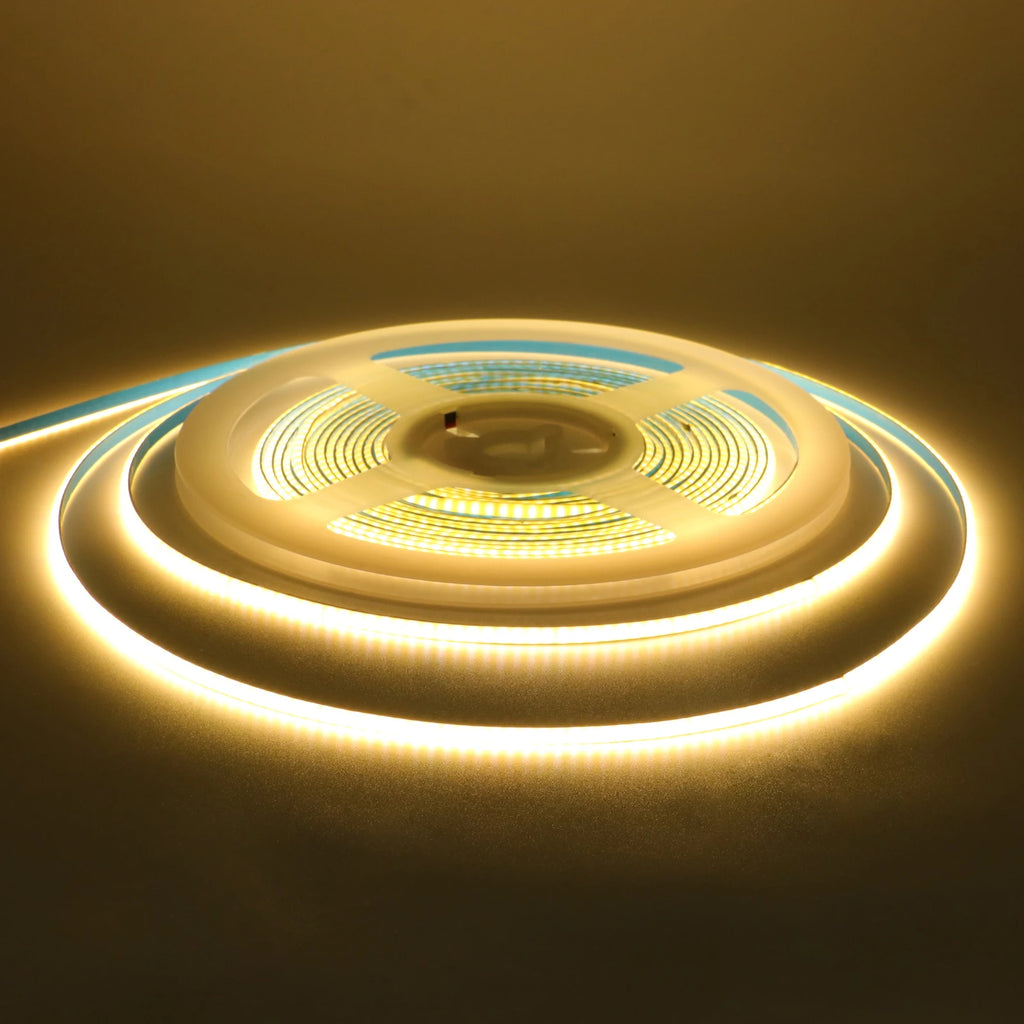 5V COB LED Strip 3mm 5mm 8mm Width 320LEDs/m High Density COB LED Tape AA Battery Powered Linear Lighting White Red Green Blue