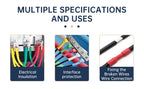 Heat Shrink Tubing Kit 73-900PCS 2:1 3:1 4:1 Ratio Cable Wire Insulation Sleeve Electrical Repair Protector Heat-Shrink Tube Set
