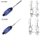 2PCS CNTD CZ-8N Limit Switch Replacement Spare Waterproof IP65 10A 250VAC for CNC Machine Quick Install NC NO Easy Wiring