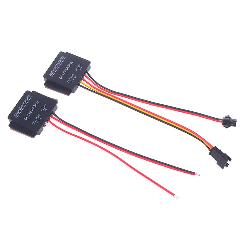 For Led Light Headlight Monochromatic Three Color Infinite Dimming DC 12-24V Bathroom Mirror Touch Induction Switch Sensor