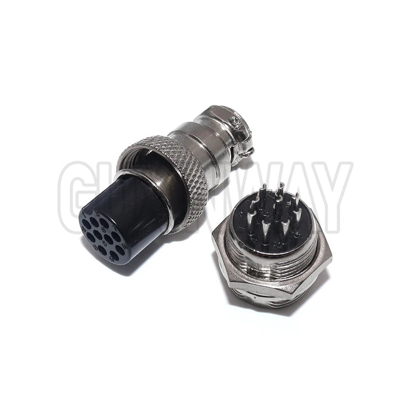 1Set GX16 2/3/4/5/6/7/8/9 Pin Male & Female 16mm Metal Circular Aviation Connector Socket Plug 2PIN 3PIN 4PIN 5PIN 6PIN