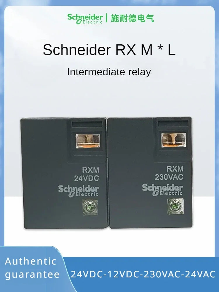Schneider RXM2LB2BD Intermediate Relay DC24V AC Contactor 8 Feet and 14 Feet RXM4LB2P7 230VAC