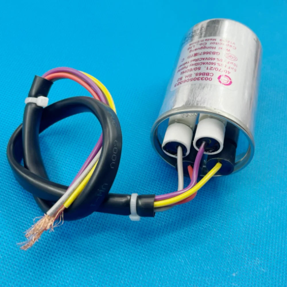 New for Haier Washing Machine Starting Capacitor Explosion-Proof 5UF+10UF Capacitor CBB65 Motor 00330506023 Parts