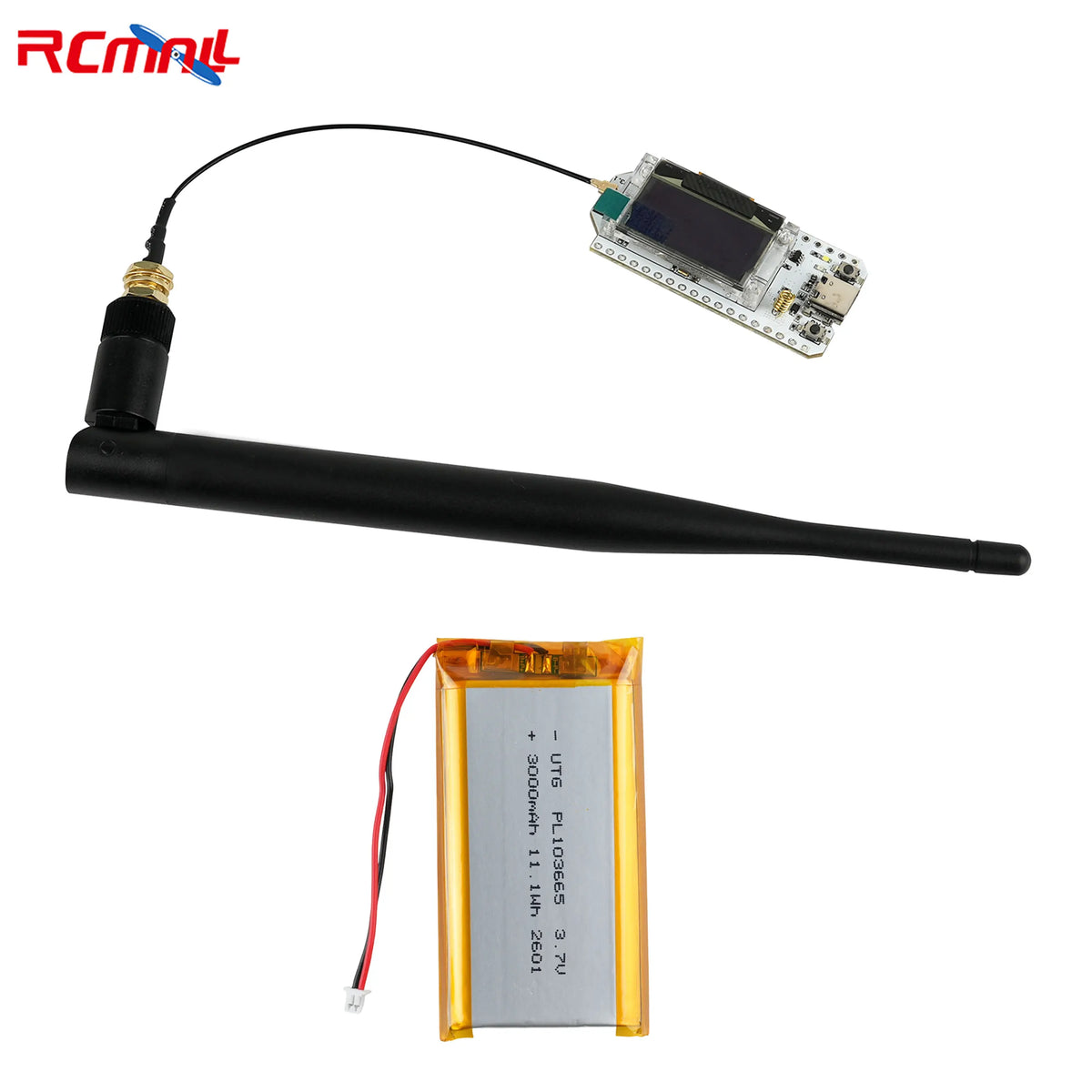 Heltec ESP32 LoRa V3.2 Dev-board + 3000mAh Battery, SX1262 0.96" OLED ESP32-S3 WIFI BT LoRa Kit for Arduino Meshtastic LoRaWAN