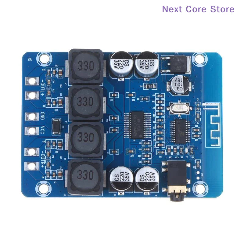 [NC]Ultra Clear Bluetooth Digital Power Amplifier Board TPA3118 Dual 45W Audio Amplifier Module AUX Decoding[NC]
