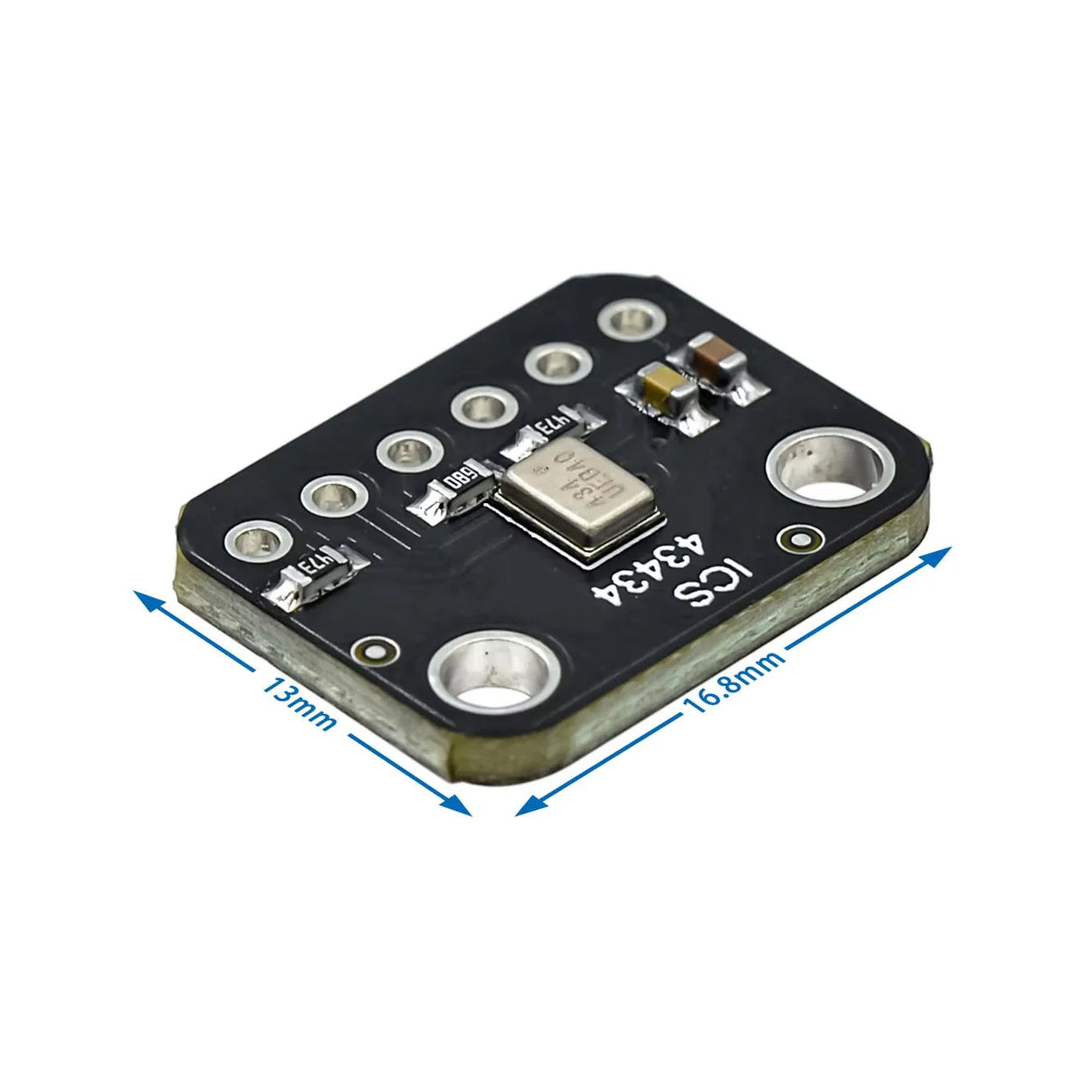 1-30Pcs ICS 43434 I2S MEMS Microphone Breakout Module Low Cost Built in Low Pass Filter Digital Audio Record Acquisition Sensor