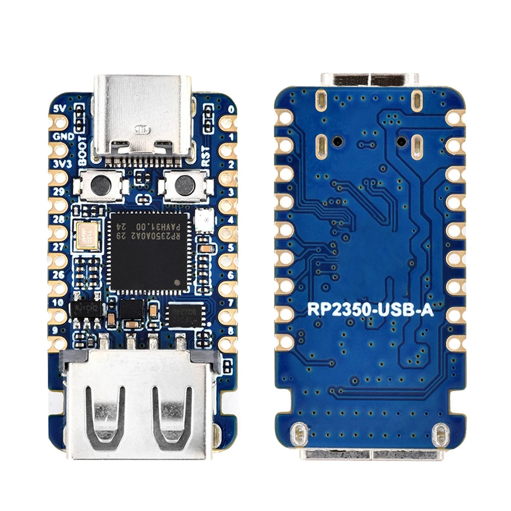 RP2350A Mini Development Board Dual Core Dual Architecture Microcontroller Type C USB 2.0 GPIO Pins Embedded Applications