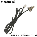 10K M8 Hexagonal Probe NTC Thermistor Temperature Sensor 1.25 Thread B3950 50/100K
