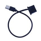 4Pin Female To 5V USB Male USB Adapter Cable USB To 4 Pin Molex Fan Power Cable Computer Case Adapter Cord