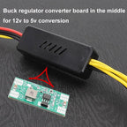 Angitu Adapter 6Pin GPU to Sata/Molex Hard Drive Cable 12V to 5V PCIE to 1x2x3x4xSATA Hard Drive Cable Molex 4PIN