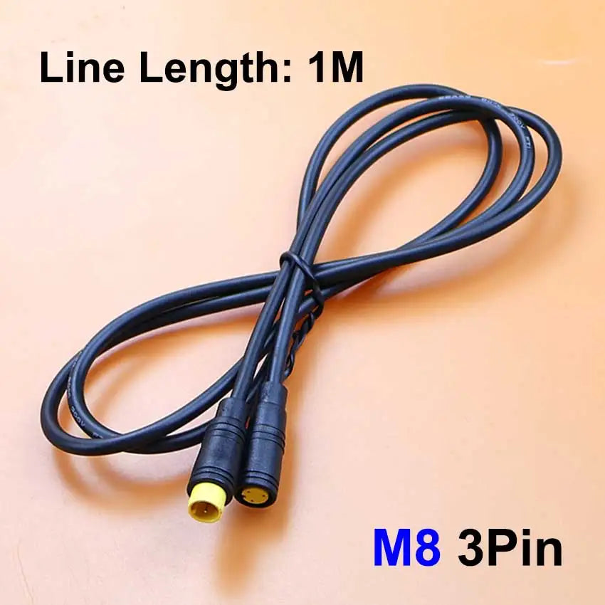 1pcs M6 M8 2 3 4 5 6 Pin Electric Bicycle Butt Joint Plug For Ebike Display Cable Male to Female Waterproof Aviation Connector
