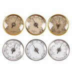 Aluminum Alloy Barometer Thermometer Hygrometer Gauge Tester Temperature Humidity Meter Precision Mechanical Home Office
