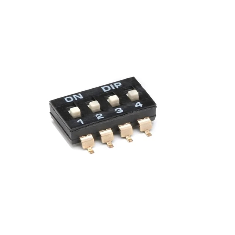5PCS Slide Type Switch Module 1P 2 3 4 5 6 7 8 10PIN 2.54mm Position Way DIP/SMD Pitch Toggle Switch Black/Red Nap Switch Dial