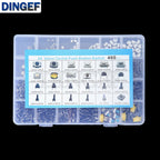 460PCS 24 Values Tactile Push Button Switch SMD Micro Momentary Tact Switch Assortment Kit for Car Remote Control with Box