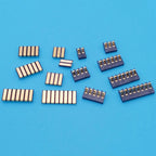 5 Pairs Male Female Battery Holder Contacts 2.0 mm Pitch 2 3 4 5 6 7 8 Pin Connector Battery Power Contact Tab Conductive Tab