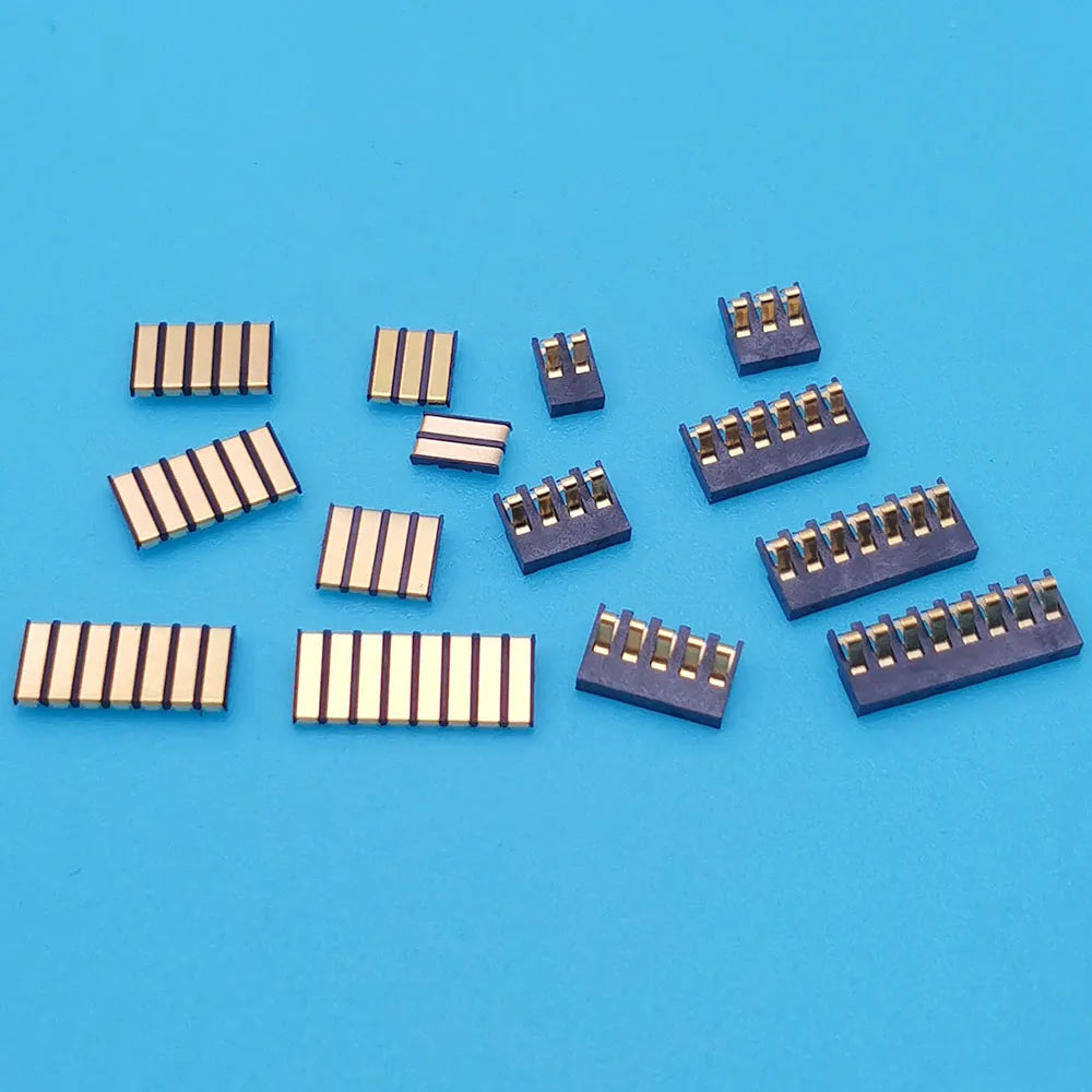 5 Pairs Male Female Battery Holder Contacts 2.0 mm Pitch 2 3 4 5 6 7 8 Pin Connector Battery Power Contact Tab Conductive Tab