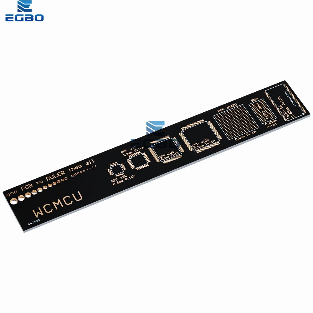1~10PCS EGBO PCB Ruler For Electronic Engineers For Geeks Makers For Arduino Fans PCB Reference Ruler PCB Packaging Units v2 - 6