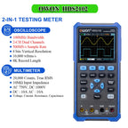 OWON HDS2202S 2102S Digital Oscilloscope 2Channels 200Mhz 1GSa/s Portable 3in1 USB Osiclloscopes + Multimeter+Waveform Generator
