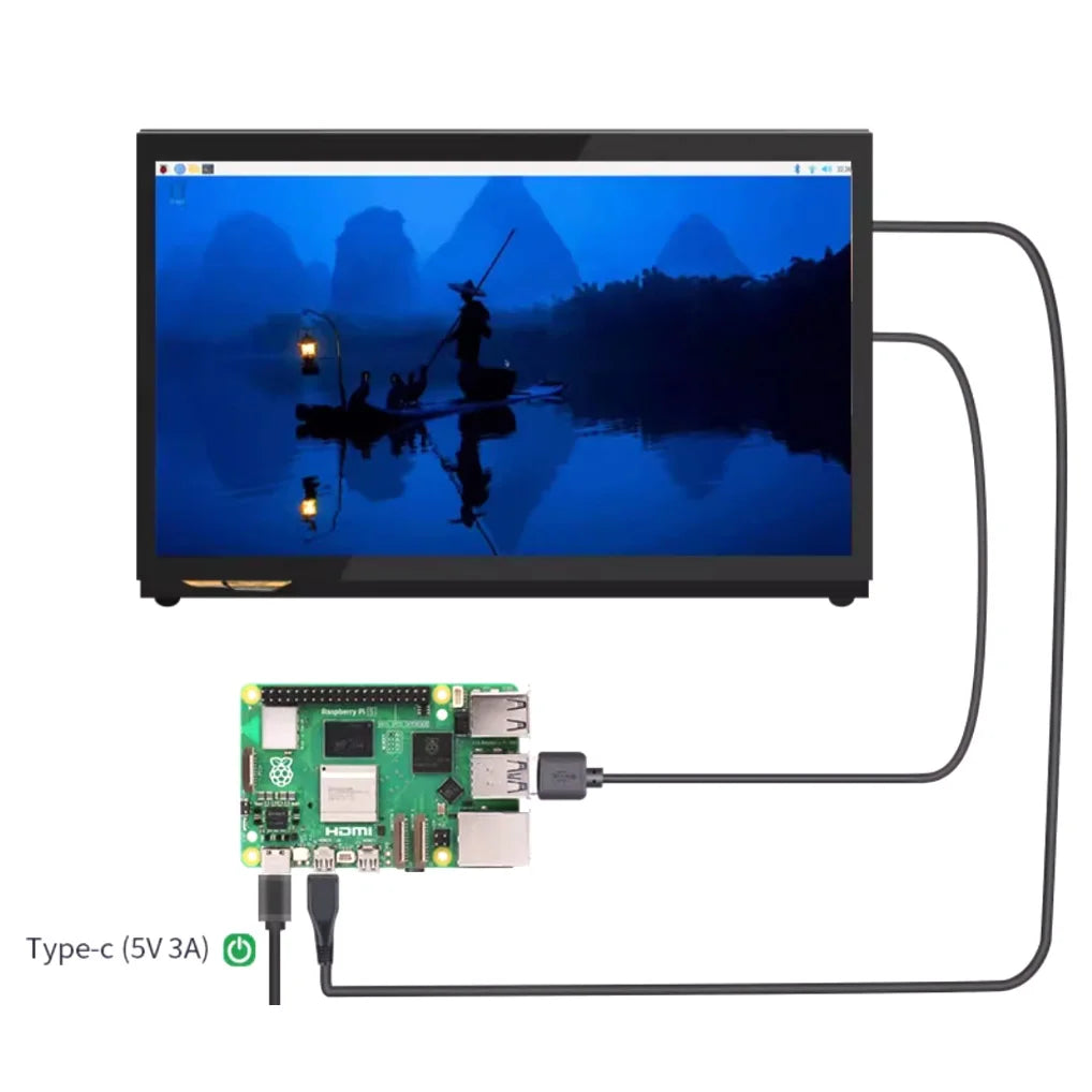 Raspberry Pi 5 Kit 5B 4GB/8GB HD 5 Inch 7 Inch TFT Touch Screen Capacitive Screen 7 Inch Raspberry Pi Zero 2 W Display