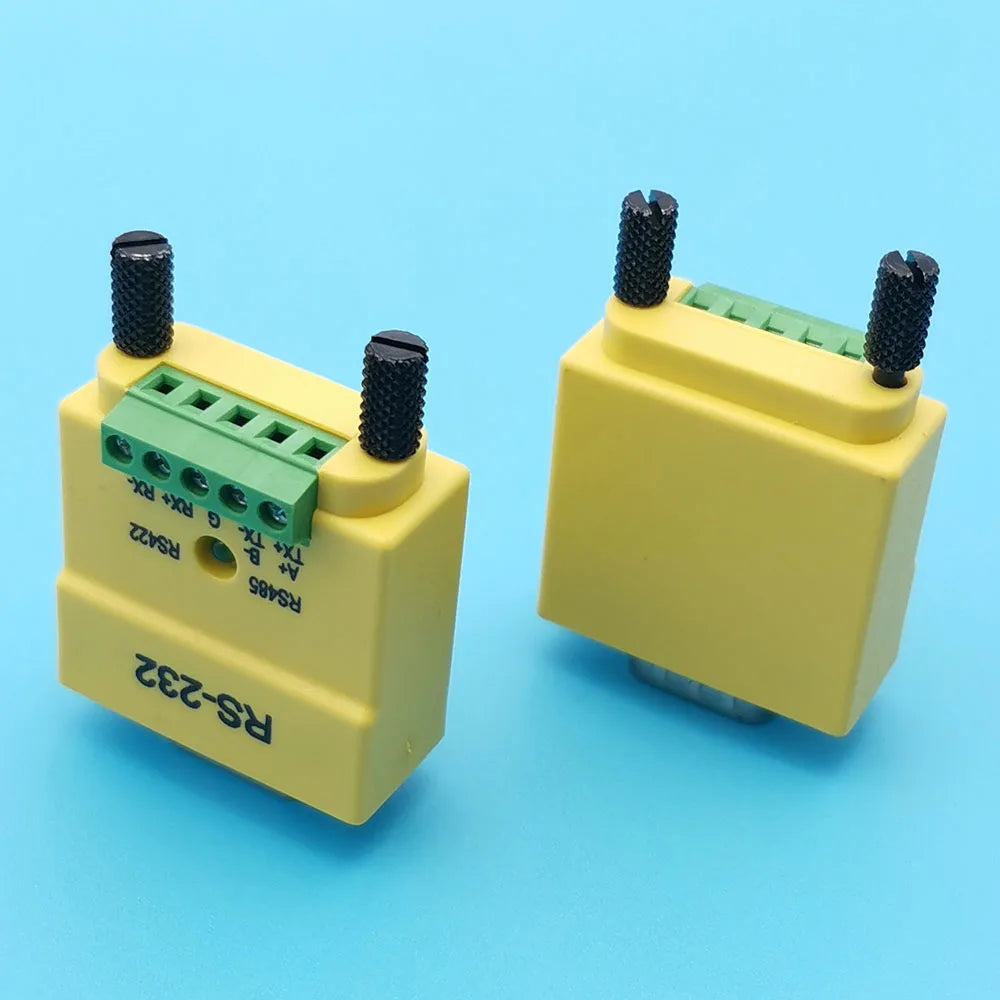 1pc RS232 to RS485 RS422 Converter Serial Plug RS485 Serial Communication DB9 Male Female Interface Serial Converter Connector