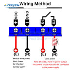 T3230 AC 110-220V DC 12V 24V Digital Delay Relay LED Display Cycle Timer Control Switch Adjustable Timing Delay Relay Switch