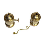 E27/E26 Lamp Base DIY Lampholder With Switch Edison Vintage Lighting Screw Socket Antique Brass Lamp Holder Fixture