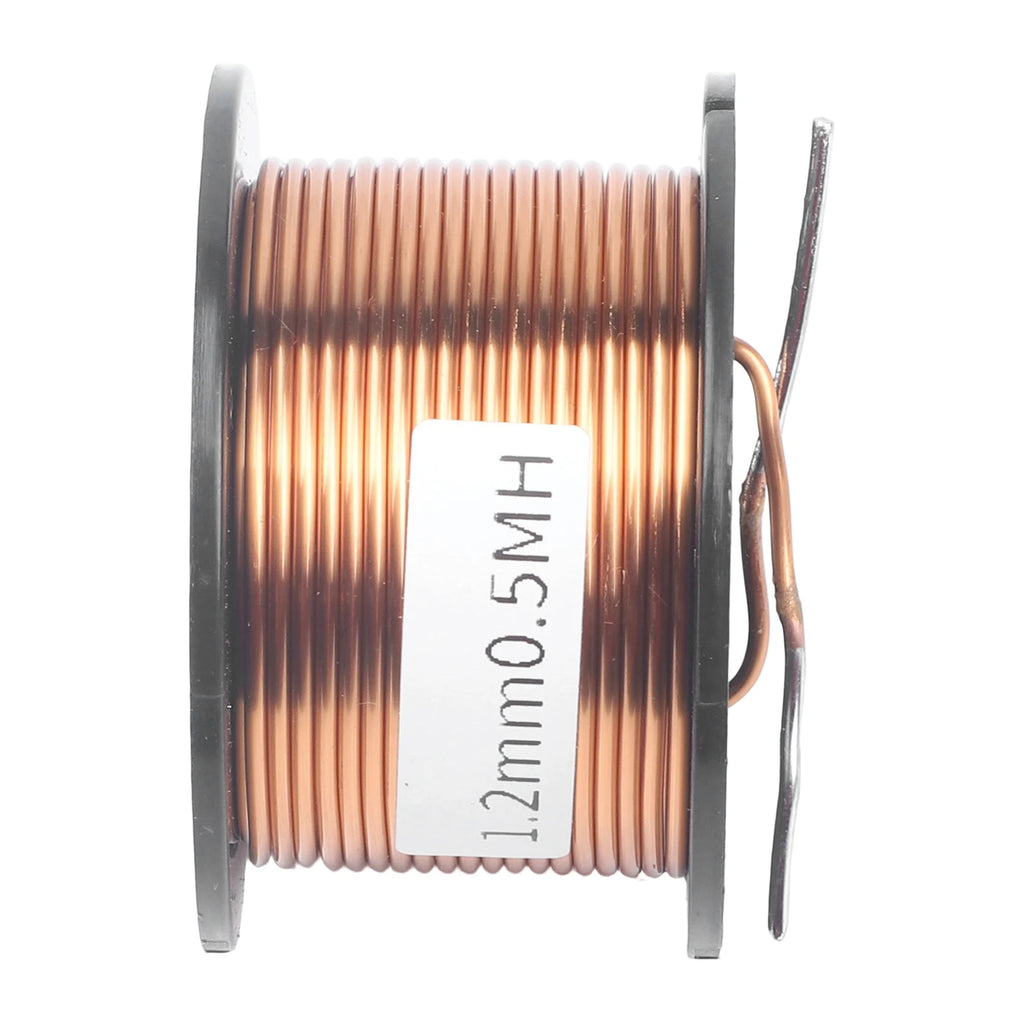 0.5mH Air-Core Inductor with 1.2mm 4N Oxygen-Free Copper Wire for Audio Crossover Circuits Stable Inductance Low DC Resistance