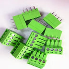 5pairs of plug-in terminal blocks 15EDG-3.81mm with a spacing of 3.5mm green Phoenix connector PCB solder board connector