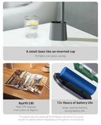 Baseus Desk Lamp 180° Foldable LED Table Lamp Rechargeable Auto Dimming Smart Eye Protection Study Reading Room Night Light Lamp