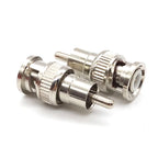 2/5/10PCS BNC Male to RCA Male Connector BNC Male to Lotus Head Male Adapter for CCTV Surveillance Camera Video