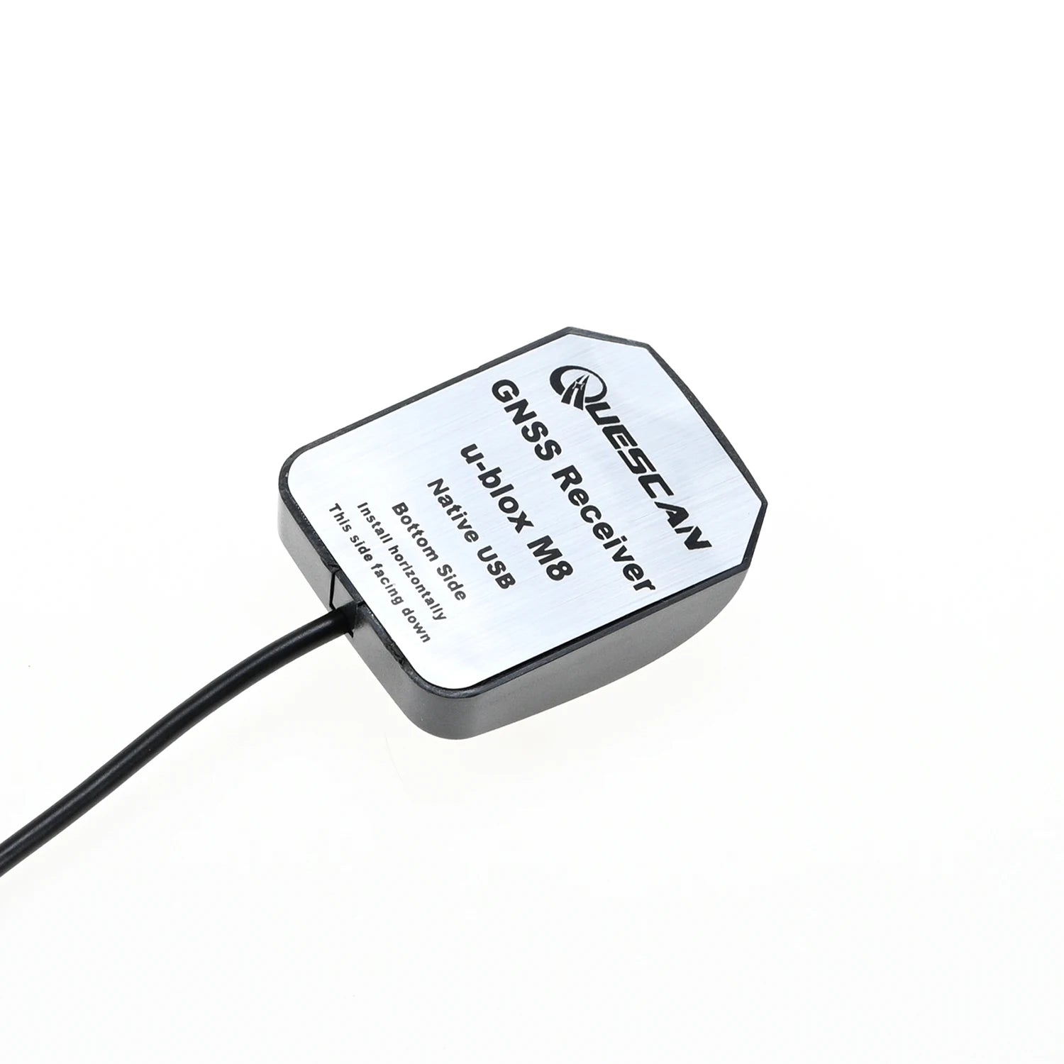 QUESCAN USB-C Type C GPS Receiver for Android Windows M8N 10Hz Ublox M8 GPS GLONASS Galileo BeiDou GNSS Antenna Receiver QU33NCL