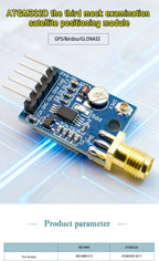 ATGM332D 5N31 GPS Beidou GLONASS three-mode satellite receiving module SMA replaces NEO-M8N