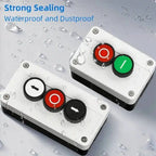 Push Button Box Switch Arrow Symbol Indicating Start Stop Recovery Reset Waterproof Emergency Stop Industrial Handheld Control
