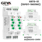 GEYA GRT6-S Cycle Time Delay Relay AC/DC24V-240V Asymmetric Relay SPDT 220V 10A Electronic Repeat Relay