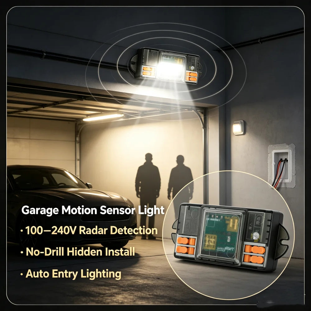 Ac 110v-220v Human Presence Sensor 24ghz Microwave Radar Controller Detection Micro-motion Sport Body Sensor Switch