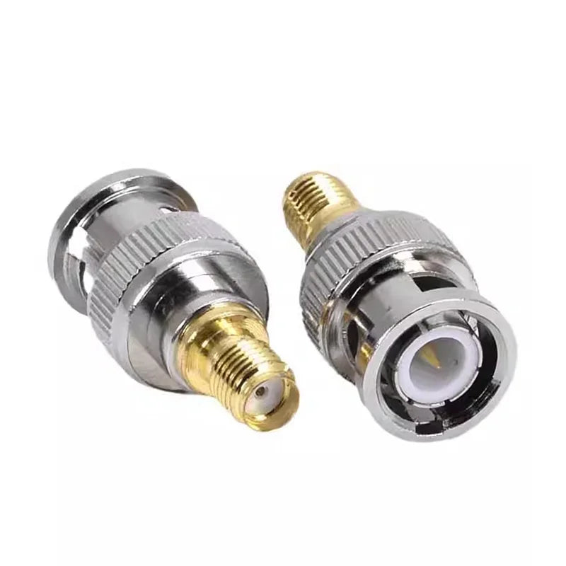 5/20/100PCS BNC Male to SMA Female Adapter RF Coaxial Converter SMA Female to BNC Male Goldplated Straight Antenna Connector