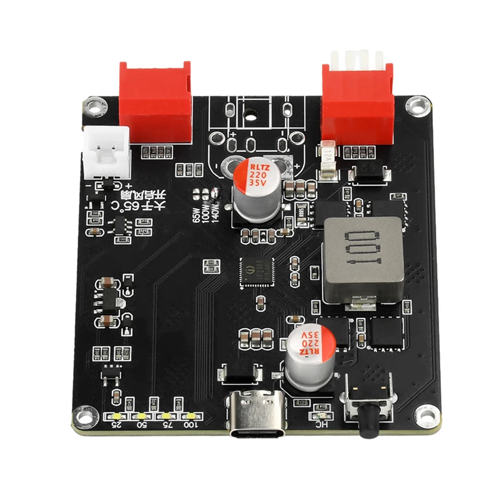 2S 3S 4S 5S 6S BMS Charger Module 140W Bidirectional Fast Charger Module IP2366 Lithium Battery Charging Board USB to DC