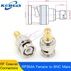 2PCS SMA Male Female to BNC Male Female Adapter SMA to BNC Connector for Wireless LAN Device, Coaxial Cable, Radio Antenna Adapt