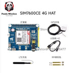 Free shipping Raspberry Pi 4G HAT Expansion Board For LBS Positioning A7670E SIM7600G-H SIM7600CE SIM7600E SIM7600E-H LTE